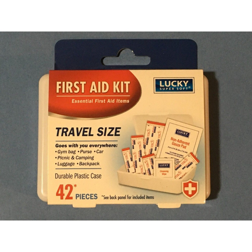 42 PC First Aid Kit Travel Emergency Medical Medicine Home Auto Outdoor Survival